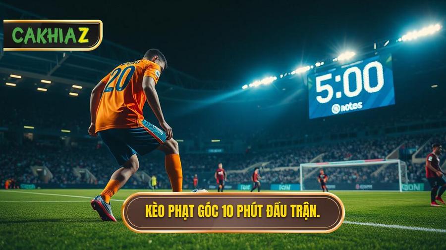 Hiểu rõ về Kèo cược đội nhận quả phạt góc trong 10 phút đầu