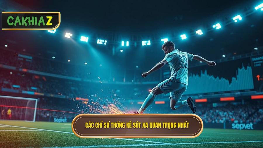 Các chỉ số thống kê sút xa cần quan tâm nhất